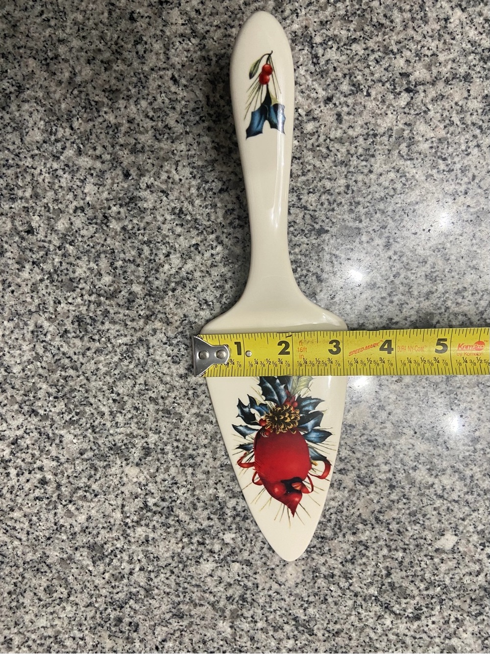 LENOX Winter Greetings Cardinal Pie Cake Dessert Server Christmas Porcelain NEW - Picture 12 of 15